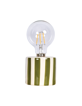 Lampe mini rayures kaki