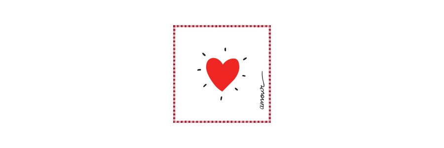 Serviettes en papier AMOUR