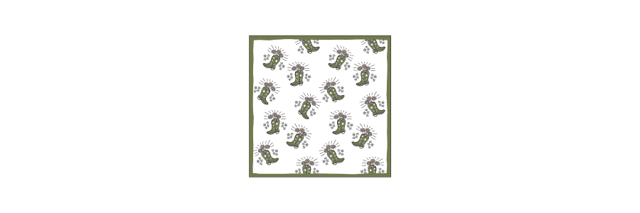 Serviettes en papier Santiag