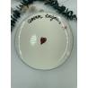 Assiettes à dessert AMOUR