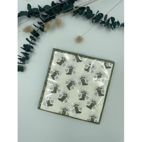 Serviettes en papier Santiag