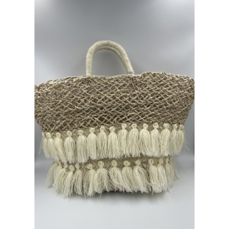 Panier ajouré blanc