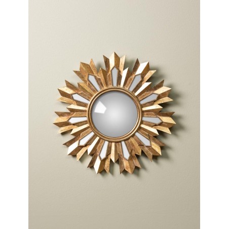 Miroir convexe flammes