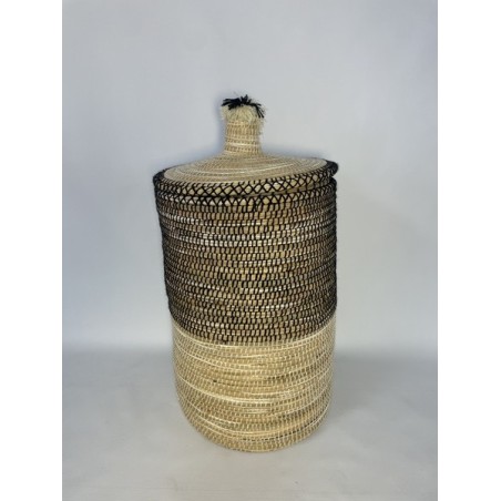 Panier à linge pompon