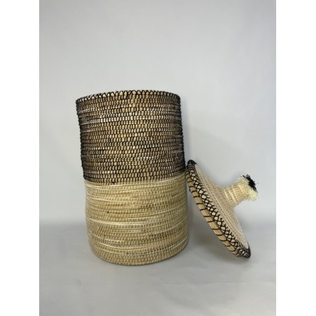 Panier à linge pompon