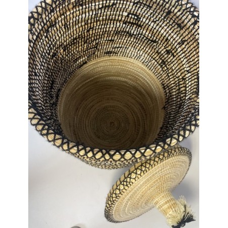 Panier à linge pompon