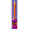 Bougeoir crystal rouge