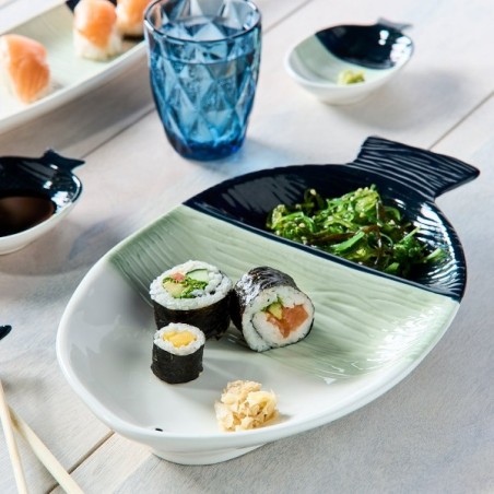 Assiette en 2 parties Sashimi