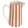 Pichet à rayures marron