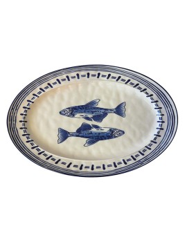 Plat ovale fish